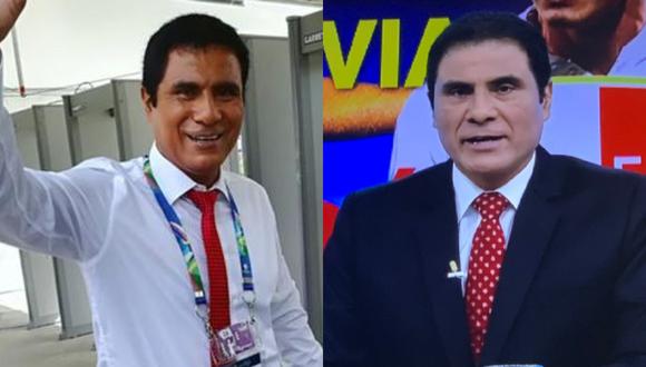 Toño Vargas fue el responsable de narrar el partido de Perú vs. Bolivia por la señal de América TV. (Foto: Twitter/Captura América TV)