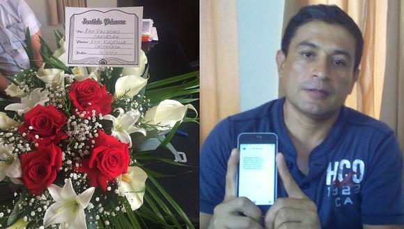 Chiclayo: Dejan arreglo floral y amenazan de muerte a funcionario edil