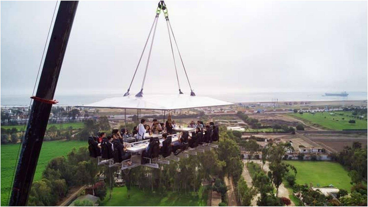 Restaurante que “flota” en el cielo llegará este verano a Lurín (VIDEO)