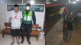 Ayacucho: Cae sujeto acusado del robo de una motocicleta