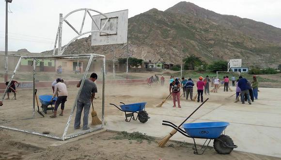 Ascope: Pobladores de Alto Perú participan de campaña de limpieza en Sausal 