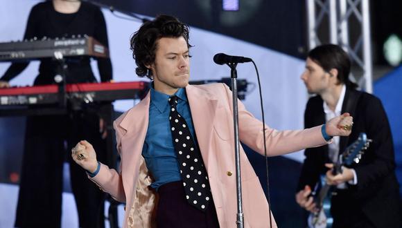 El cantante Harry Styles se presentó el último domingo 27 de noviembre en el Coliseo Live de Colombia. (Foto: AFP)