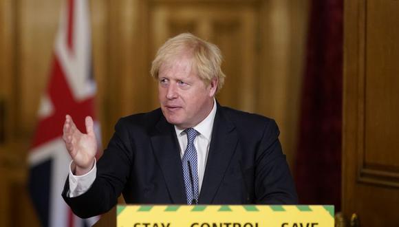 Boris Johnson decretó nuevo confinamiento de Inglaterra tras aumento de nuevos casos de COVID-19. (Andrew PARSONS/AFP).