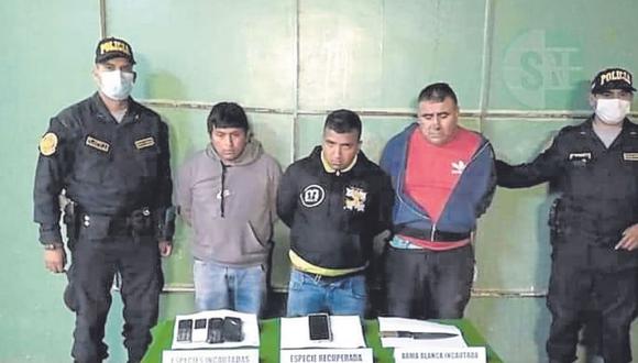 Tres presuntos integrantes de banda serán trasladados en las próximas horas al penal de Piura por varios delitos.