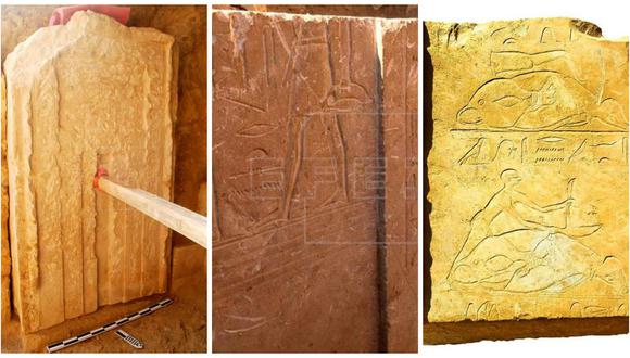 Egipto: Expertos descubren una tumba de la época faraónica en las afueras de El Cairo