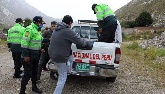 Más de 20 detenidos  que no acatan estado de emergencia en La Oroya 