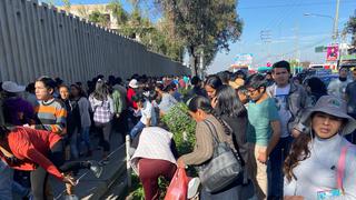 Arequipa: Desorden y caos en la avenida Independencia por examen de admisión en la UNSA (VIDEO)
