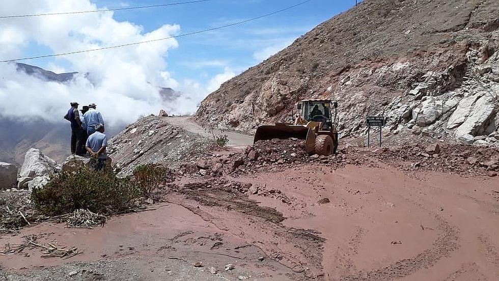 Huaico cae en el centro poblado Borogueña en Ilabaya