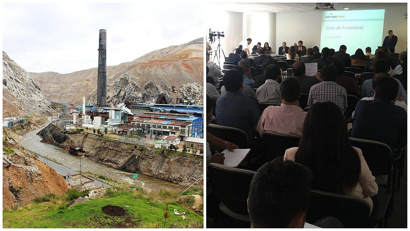 Acreedores adjudican complejo metalúrgico de La Oroya y mina Cobriza a trabajadores