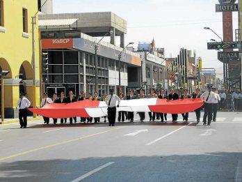 Homenaje a mártires de Uchurajay en Ica