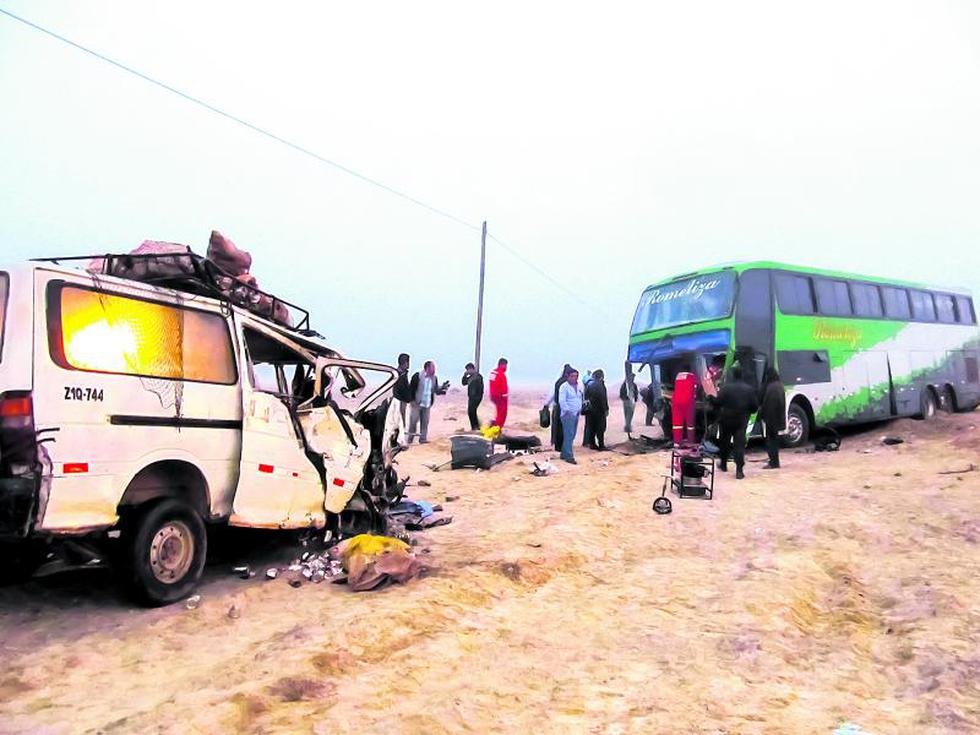 Cinco muertos deja accidente en la CPS
