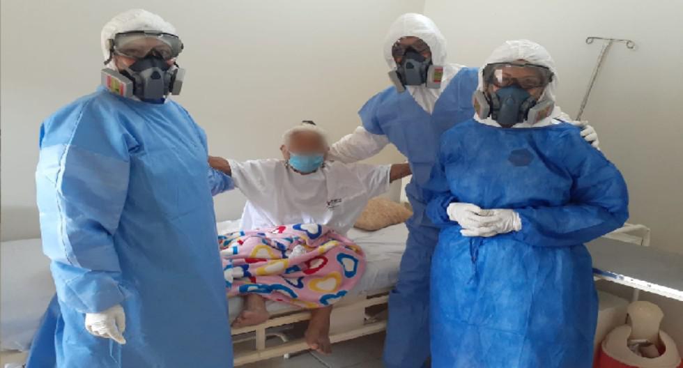 Piurana de 90 años vence al coronavirus tras entrar a UCI por cuadro de neumonia. (Foto: Hospital Privado del Perú)