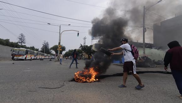 Del 4 al 6 de mayo se ejecutaría medida y vías volverían a ser bloqueadas para exigir respuesta del Gobierno Central. (Foto:; Randy Reyes)