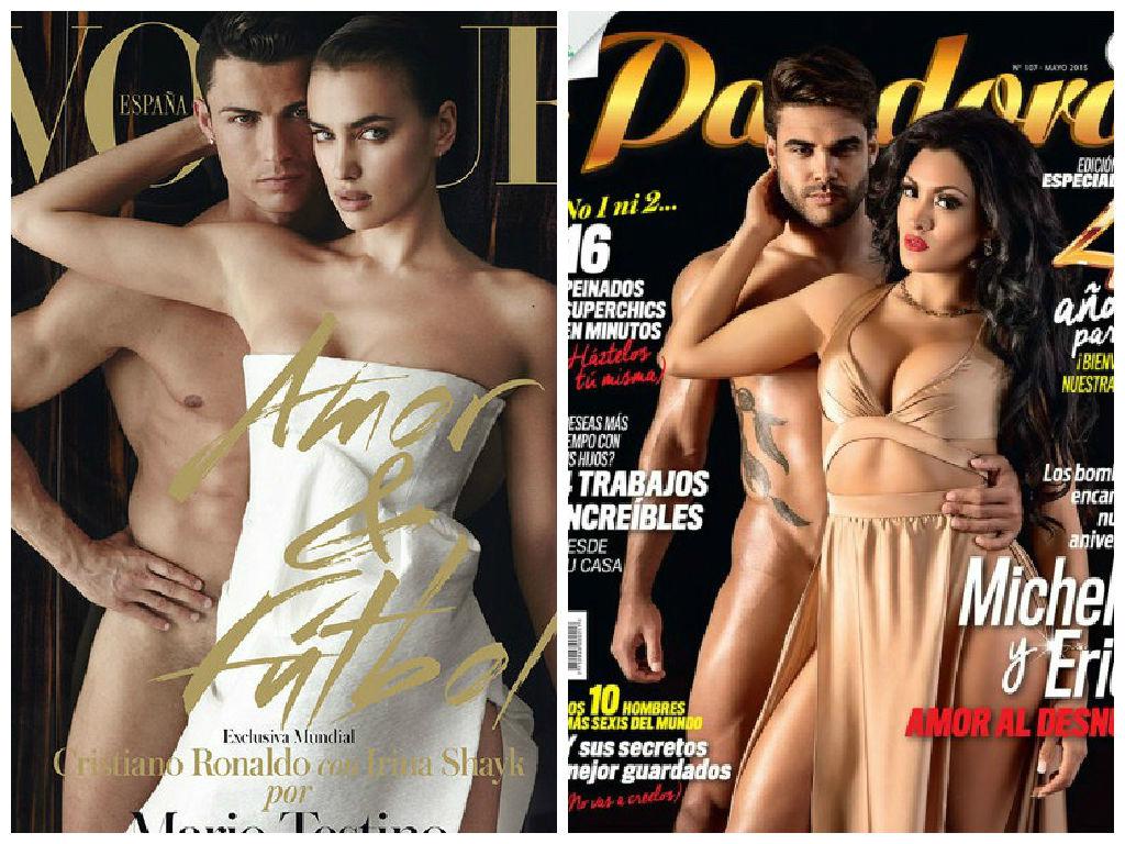 ​Revista Pandora: “Quisimos emular portada de CR7 e Irina Shayk”