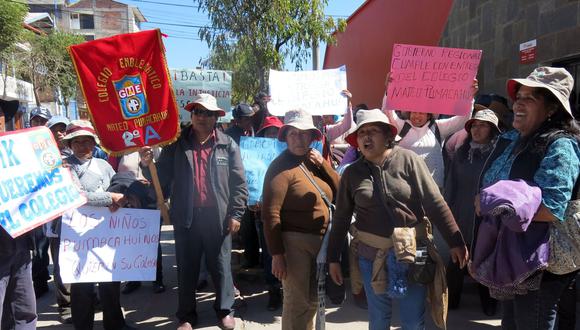 Cusco: padres de familia piden concluir obra de institución educativa