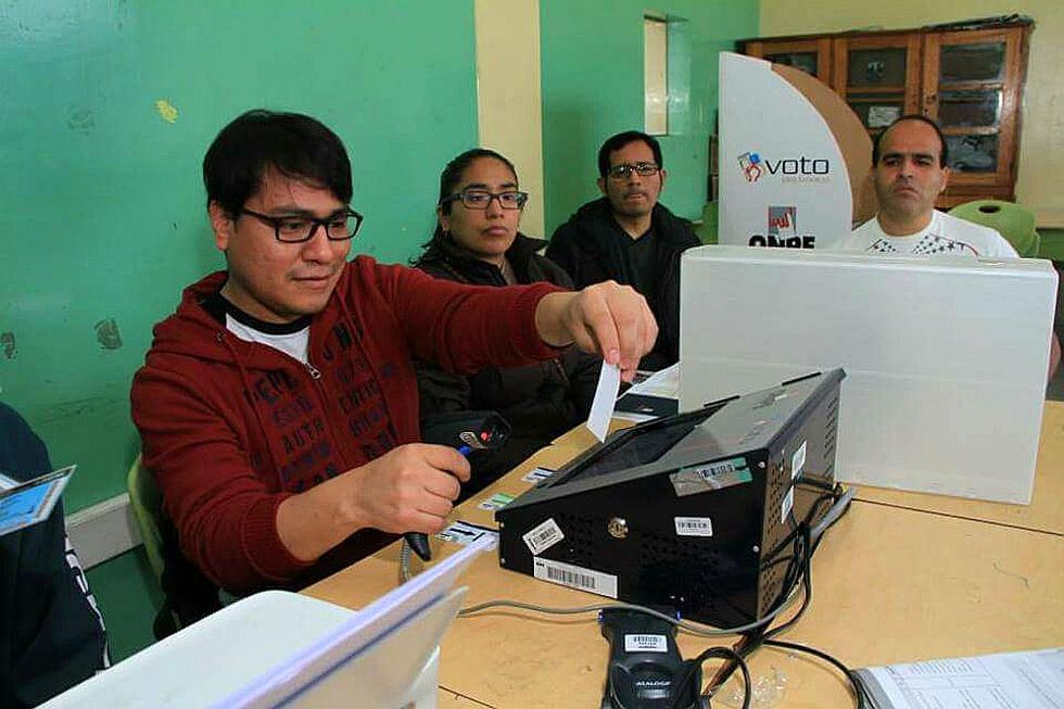 Elecciones 2018: Sepa cómo emitir su voto electrónico este 7 de octubre (FOTOS)