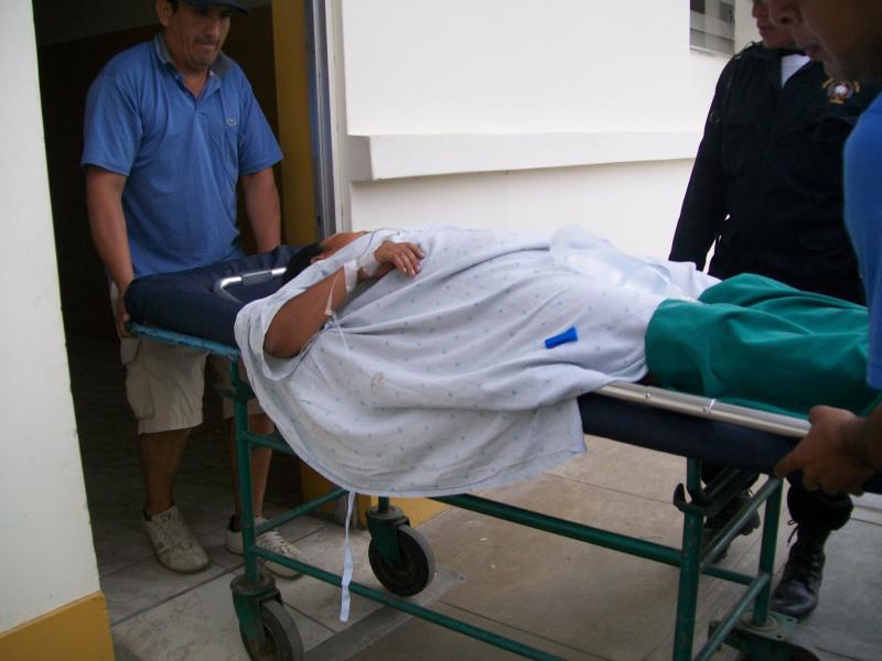 Ómnibus causa accidente y deja cuatro comerciantes heridas en Casma