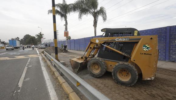 Lima Expresa reinició hoy los trabajos de implementación de casetas en la plaza de peaje de Vía de Evitamiento. (Foto: GEC)