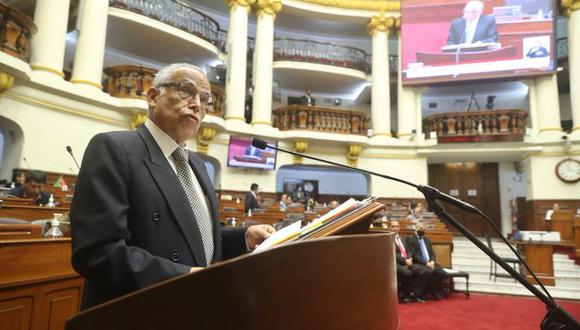 Titulares de carteras como Cultura, Economía y Justicia, entre otros, llegaron al Parlamento para estar presentes durante la presentación de Aníbal Torres.