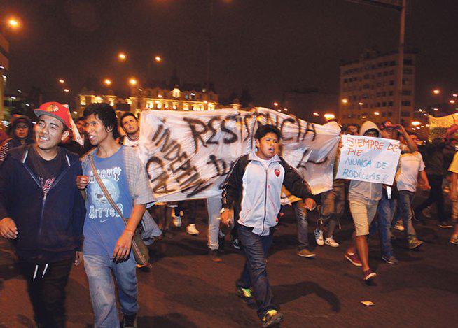 Marcha contra Ley Laboral Juvenil: Mininter invoca a jóvenes a evitar cubrirse el rostro y no llevar mochilas