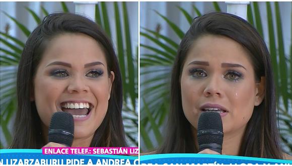 Andrea San Martín confirma entre lágrimas que está embarazada (VIDEO)