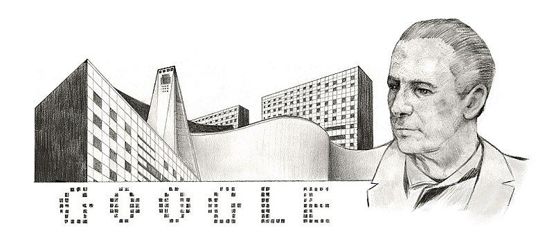 Google recordó el 107 cumpleaños del arquitecto Mario Pani 
