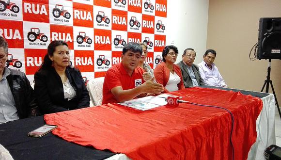 Carlos Rúa abre toda posibilidad de alianza con otros movimientos y niega vínculos con gobernador Oscorima