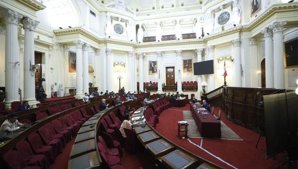 Comisión de Constitución del Congreso de la República. (César Bueno @photo.gec)