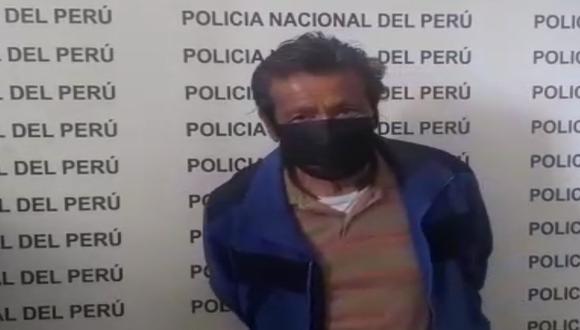 Luis Palomino fue intervenido en Parcona.