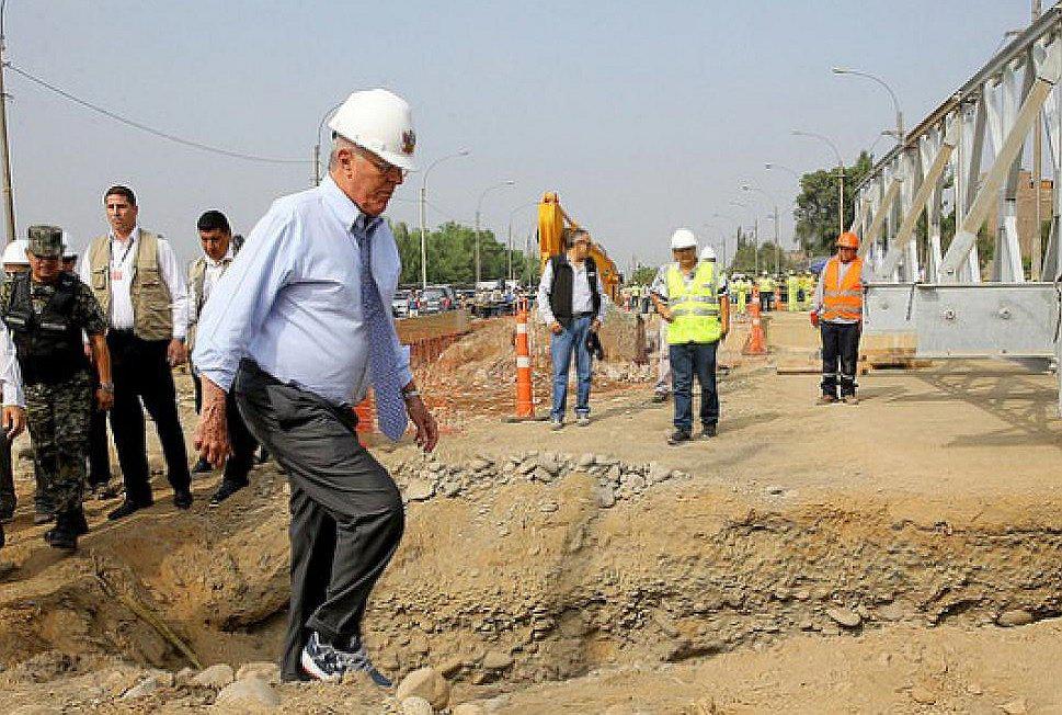 Presidente Kuczynski supervisará obras de descolmatación del río Zarumilla