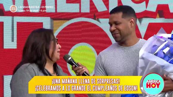 Giselo cries with emotion because of her mother's surprise