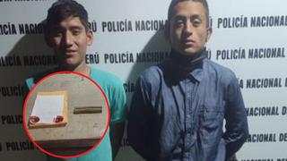 La Libertad: Con dinamita, bala y carta extorsiva caen dos jóvenes en Alto Trujillo