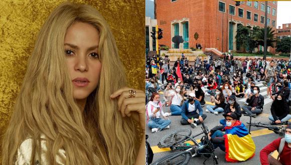 Shakira se pronuncia por la represión a las protestas en Colombia. (Foto: @shakira/EFE).