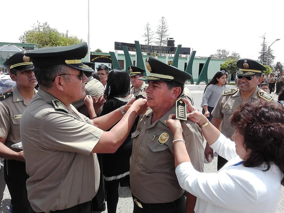 Ascienden a 14 oficiales de la Policía Nacional del Perú que brindan servicios en Tacna