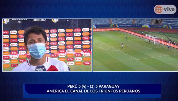 Gianluca Lapadula le dedicó los goles que metió frente a Paraguay a sus hijas. (Foto: Captura de video)