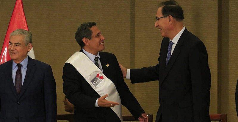 Mesías Guevara pide a presidente Vizcarra consolidar la descentralización 