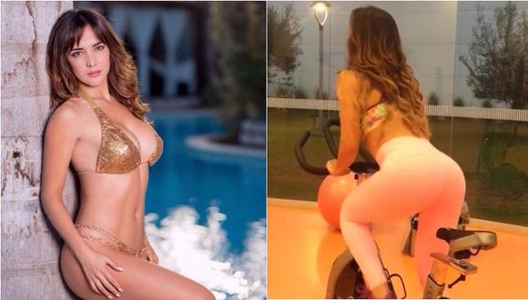 ​Rosángela Espinoza causa furor en Instagram con ejercicios para tonificar su cuerpo (VIDEO)