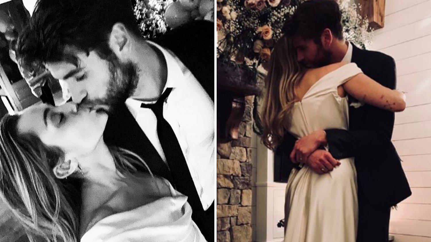 Miley Cyrus confirmó su matrimonio con Liam Hemsworth (VIDEO Y FOTOS)