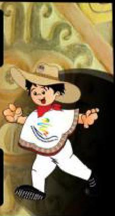 La mascota de los Juegos Bolivarianos es "El Chalancito"