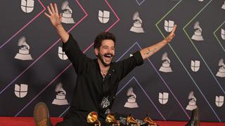 Latin Grammy 2021: Camilo saltó de alegría y besó a Evaluna al triunfar en premiación 