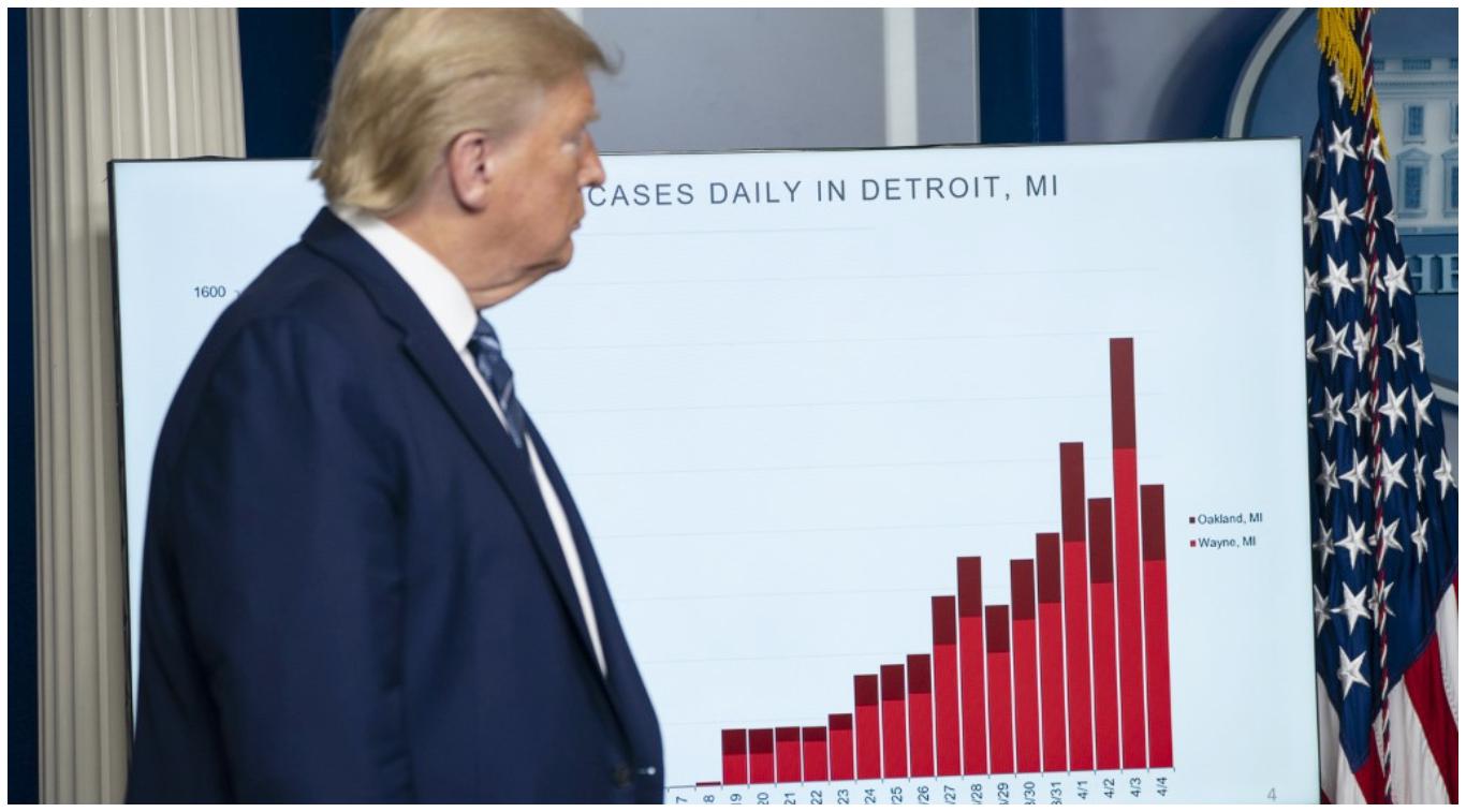 Con más de 20.000 muertes, Estados Unidos se convierte en el país con más fallecidos por COVID-19. (Foto: AFP / SARAH SILBIGER)