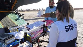 2 bebés son evacuados de emergencia de Arequipa a Lima en vuelo financiado por el SIS 