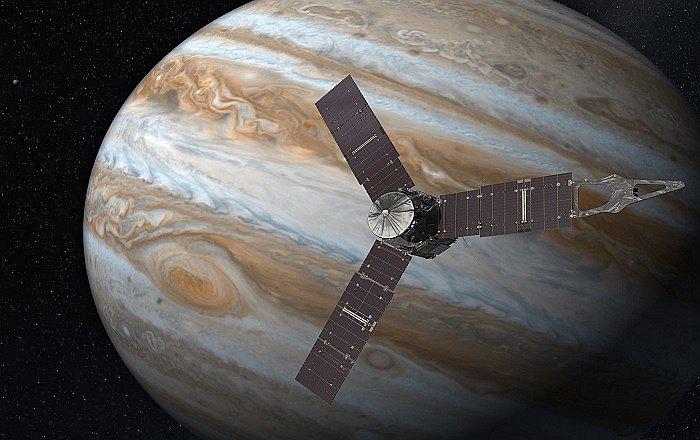La sonda Juno de la NASA llega a la atmósfera de Júpiter (VIDEO)