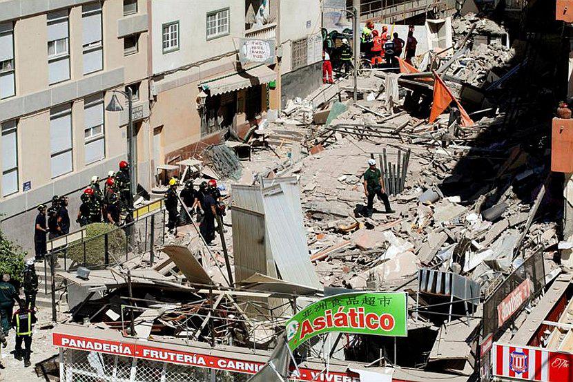 España: Un muerto y nueve desaparecidos tras el derrumbe de edificio