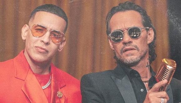Daddy Yankee se une a Marc Anthony para su primer show virtual. (Foto: @daddyyankee/@marcanthony)
