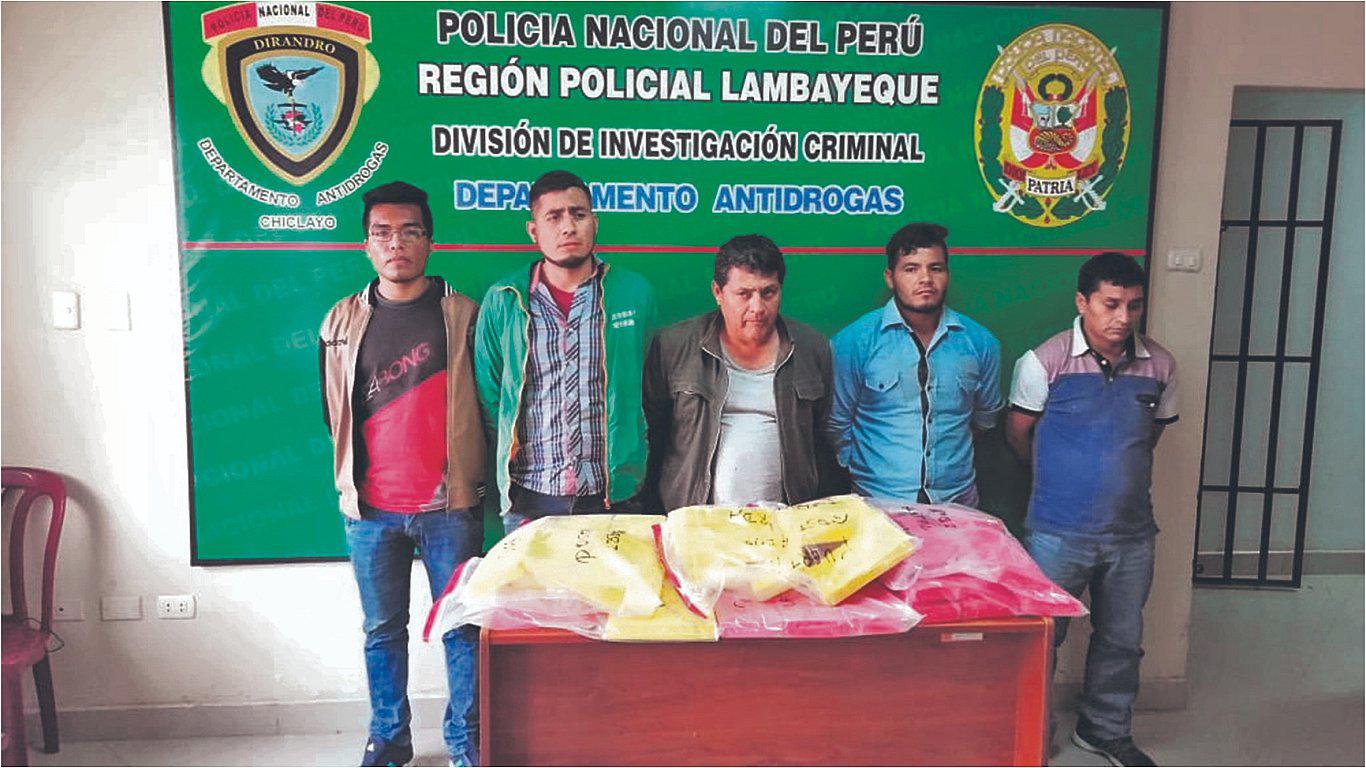 Dictan nueve meses de prisión preventiva a “Los Químicos de Lambayeque”