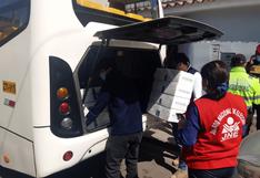 ODPE Tacna desplaza material electoral a distritos de Sama y Cuturapi