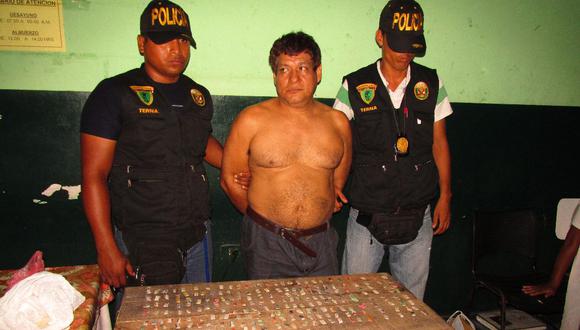 Capturan a uno de los principales microcomercializadores de drogas de Iquitos