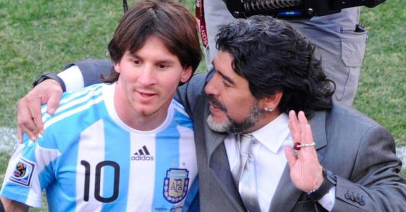 Diego Maradona a Lionel Messi: "¿Sos argentino o sueco?"