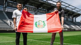 Edison Flores y Claudio Pizarro: así fue el reencuentro de los peruanos en estadio del DC United